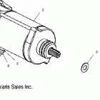 SPORTSMAN 600 - A04CH59AK Стартер
