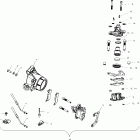 SPORTSMAN 500 - A04CH50AA Задний суппорт