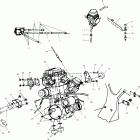 SPORTSMAN 500 - A04CH50AA Крепление двигателя