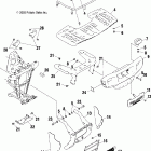 SPORTSMAN 700 - A04CH68AC Передний бампер и багажник