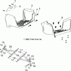 SPORTSMAN 90 - A04FA09CA Swing arm / footrest
