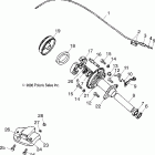 PREDATOR 90 - A04KA09CA Задний тормоз