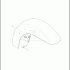 FLTRXSE 1TC6 CVO ROAD GLIDE (2023) FENDER, FRONT