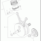 FLRT 1MCP FREEWHEELER (2023) PISTONS AND FLYWHEEL ASSEMBLY - MILWAUKEE-EIGHT® 1...