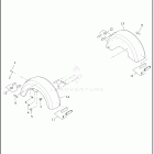 FLHTCUTG 1MAF TRI GLIDE ULTRA (2022) FENDERS, REAR - FLHTCUTG