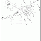 RA1250ST 1ZJS PAN AMERICA 1250 ST (2025) LICENSE PLATE BRACKET AND TURN SIGNALS, REAR