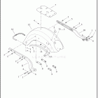 FLHCS 1YBK HERITAGE CLASSIC 114 (2022) FENDERS AND SUPPORTS, REAR  -  FLHCS