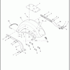 FLHC 1YA9 HERITAGE CLASSIC (2025) FENDERS AND SUPPORTS, REAR - FLHC