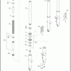 FLHCS 1YBK HERITAGE CLASSIC 114 (2022) FORK, FRONT - FLFBS, FLHCS