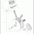 FLTRX 1KHC ROAD GLIDE (2022) PISTONS AND FLYWHEEL ASSEMBLY - MILWAUKEE-EIGHT™ 1...