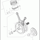 FLHTP 1FMP POLICE ELECTRA GLIDE (2025) PISTONS AND FLYWHEEL ASSEMBLY - MILWAUKEE-EIGHT® 1...