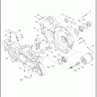 XL883N 4LE2 IRON 883 (2022) CRANKCASE AND GEARCASE