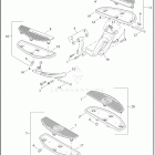 FLHCS 1YBK HERITAGE CLASSIC 114 (2022) FOOTBOARDS, RIDER - FLFBS, FLHCS