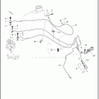 FLHX 1KB7 STREET GLIDE (2025) BRAKE LINES, FRONT - ABS