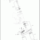 FLHTK 1KEF ULTRA LIMITED (2024) FORK BRACKETS, FRONT