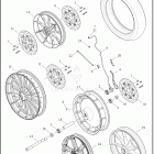 FXBR 1YE9 BREAKOUT (2025) WHEELS, FRONT, CAST AND SLOTTED