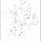 FLHC 1YA9 HERITAGE CLASSIC (2025) EXHAUST SYSTEM - FLHC, FXBB, FXLRS, FXLRST