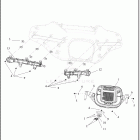 FLHX 1KB7 STREET GLIDE (2025) WINDSHIELD, FAIRING AND FRONT LIGHTING - FLHX, FLH...