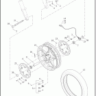 FLHTCUTGSE 1TBH CVO TRIKE (2022) Колеса перед