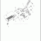 RH1250S 1ZC4 SPORTSTER S (2022) FOOT CONTROL, RIGHT