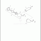 XL883N 4LE2 IRON 883 (2022) TAIL LAMPS AND TURN SIGNALS, REAR