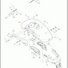 XL883N 4LE2 IRON 883 (2022) FENDERS, REAR - (ALL EXCEPT DOMESTIC, CANADA)