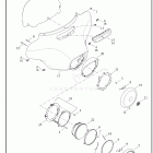 FLHTCUTG 1MAF TRI GLIDE ULTRA (2022) WINDSHIELD, FAIRING AND HEADLAMP - FLHTCUTG
