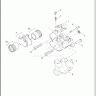 XL883N 4LE2 IRON 883 (2022) BRAKE CALIPER, REAR