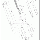 FLHTP 1FMP POLICE ELECTRA GLIDE (2025) FORKS, FRONT