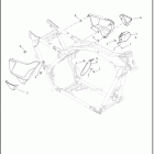 FLHX 1KB7 STREET GLIDE (2025) SIDE COVERS AND AIR DEFLECTORS