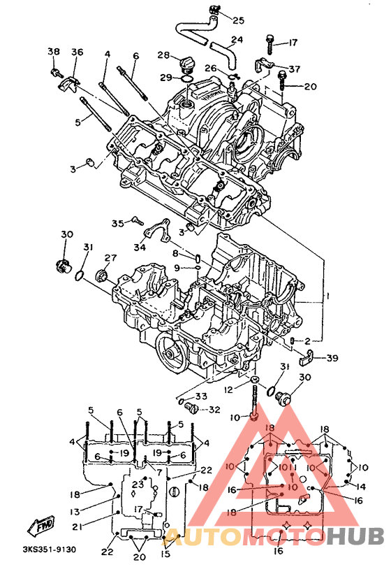 Картер двигателя
