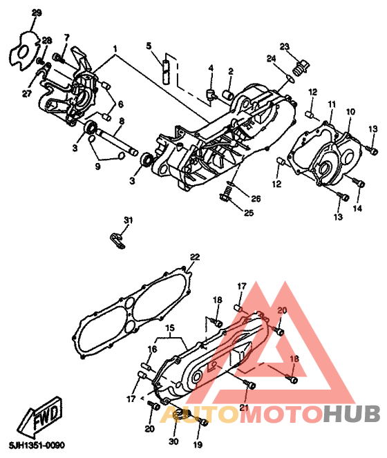 Картер двигателя