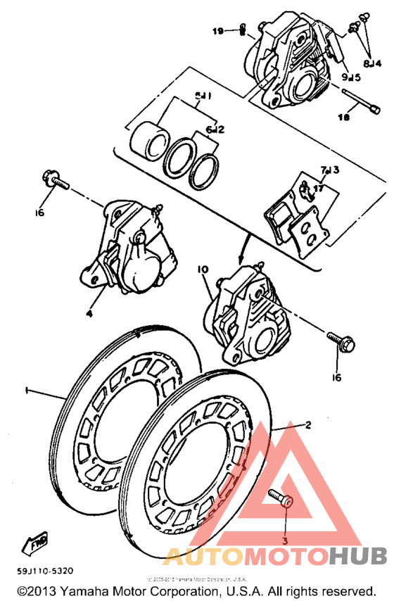 Передний суппорт