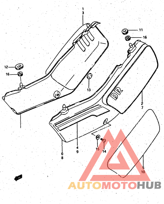 Обтекатель задний