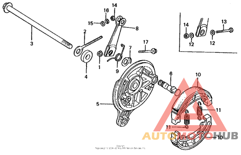 Задний тормоз