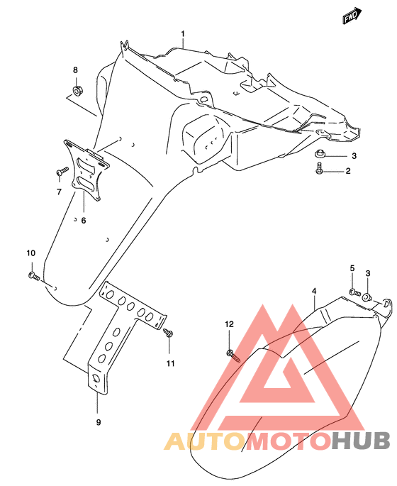 Заднее крыло