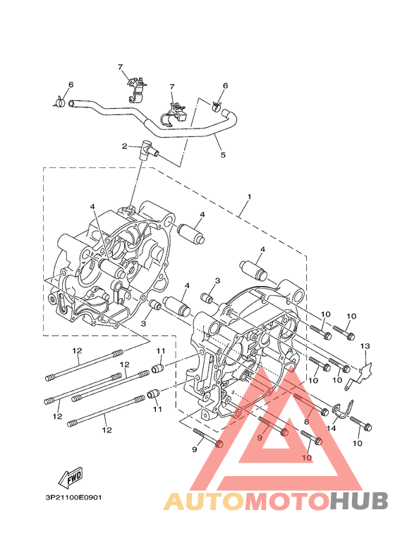 Картер двигателя