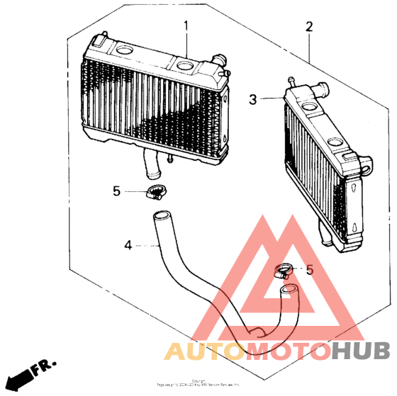 Radiator set 90