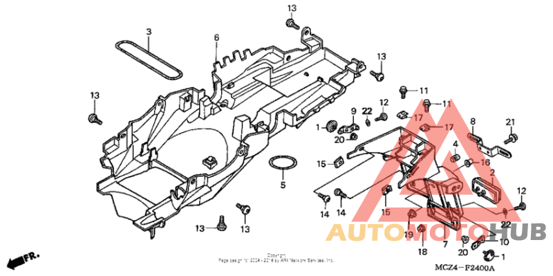 Задний бампер