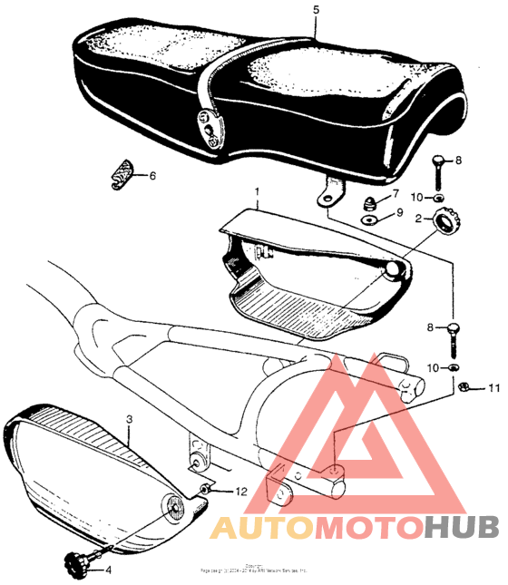 Air cleaner case + seat