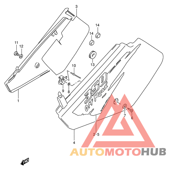 Обтекатель задний