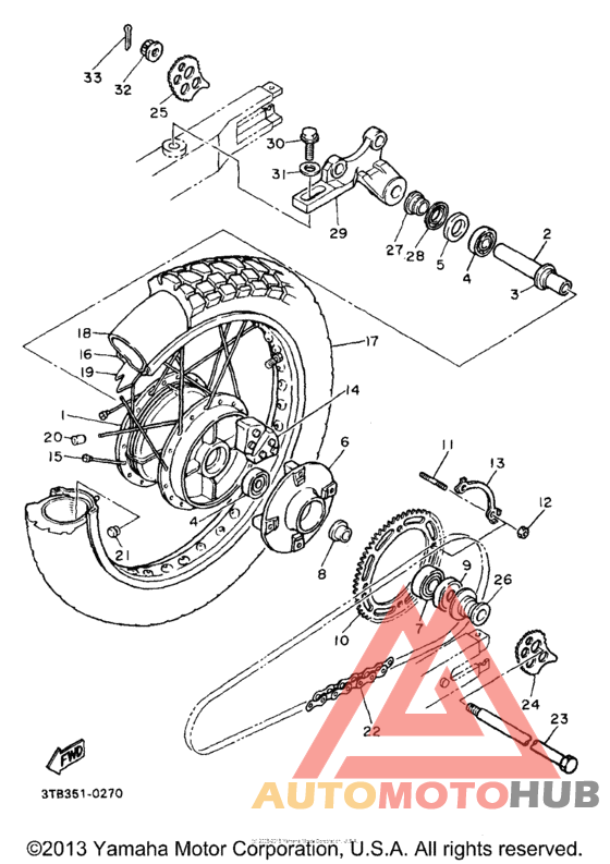 Переднее колесо