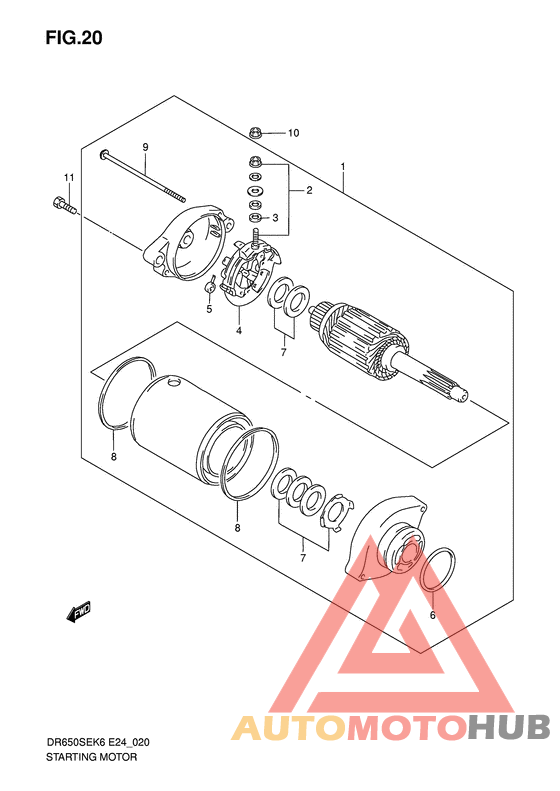 Стартерный мотор