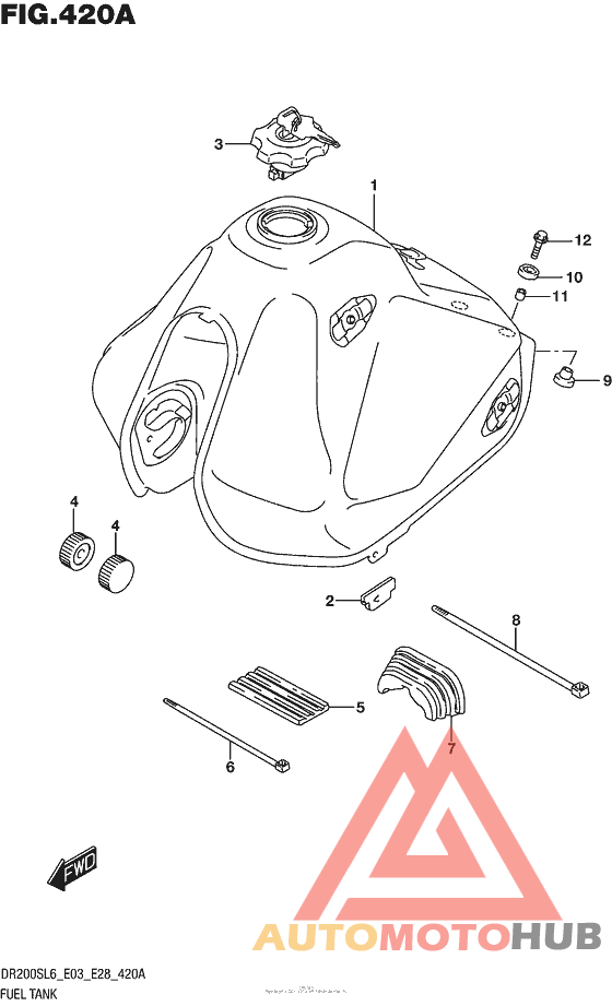 Fuel Tank (Dr200Sl6 E03)