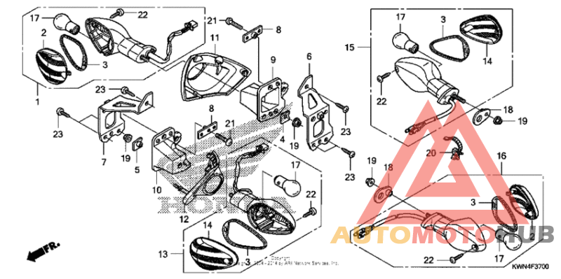 Задний фонарь