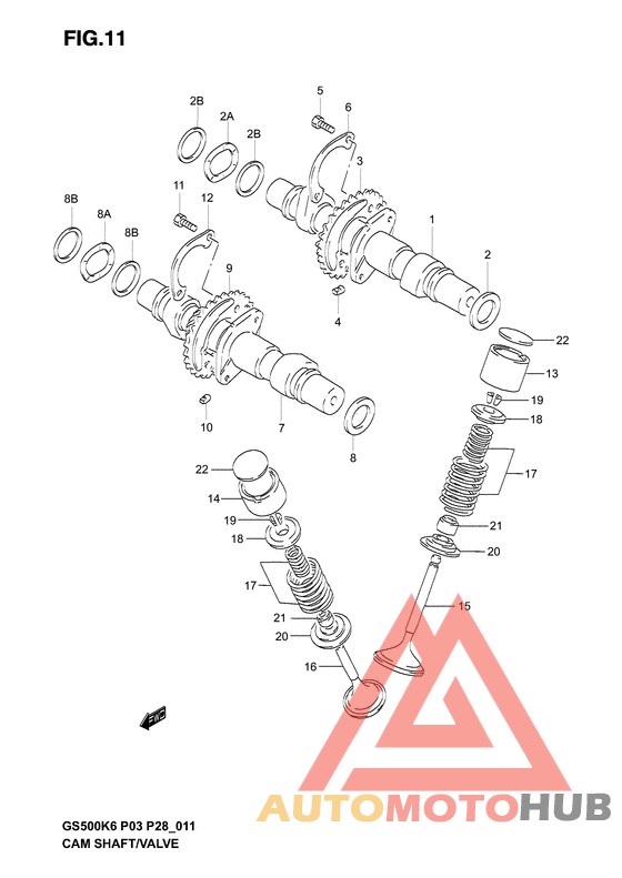 Распредвал -клапана