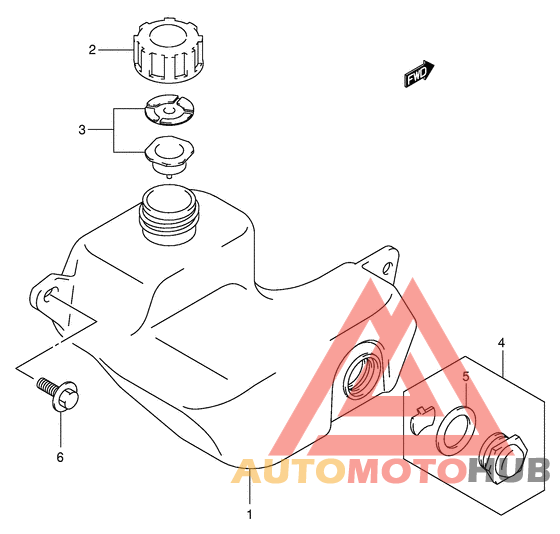 Бак масляный