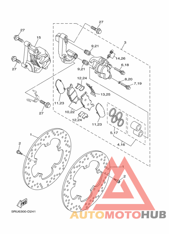 Передний суппорт