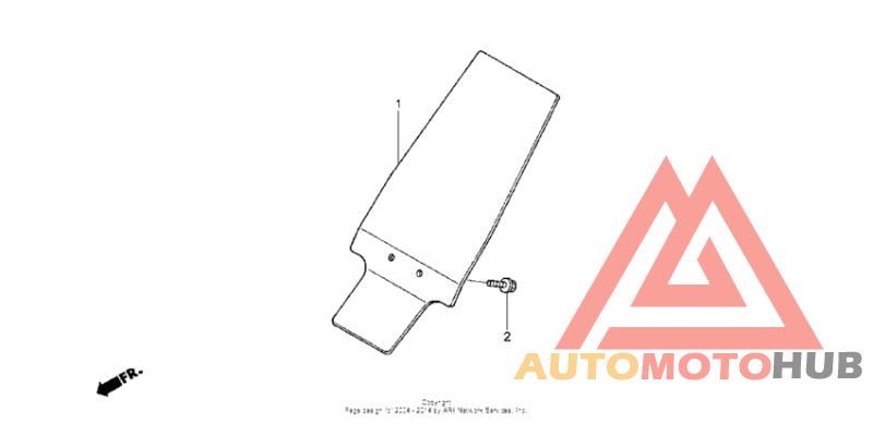Задний бампер