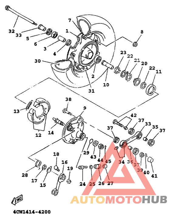 Переднее колесо